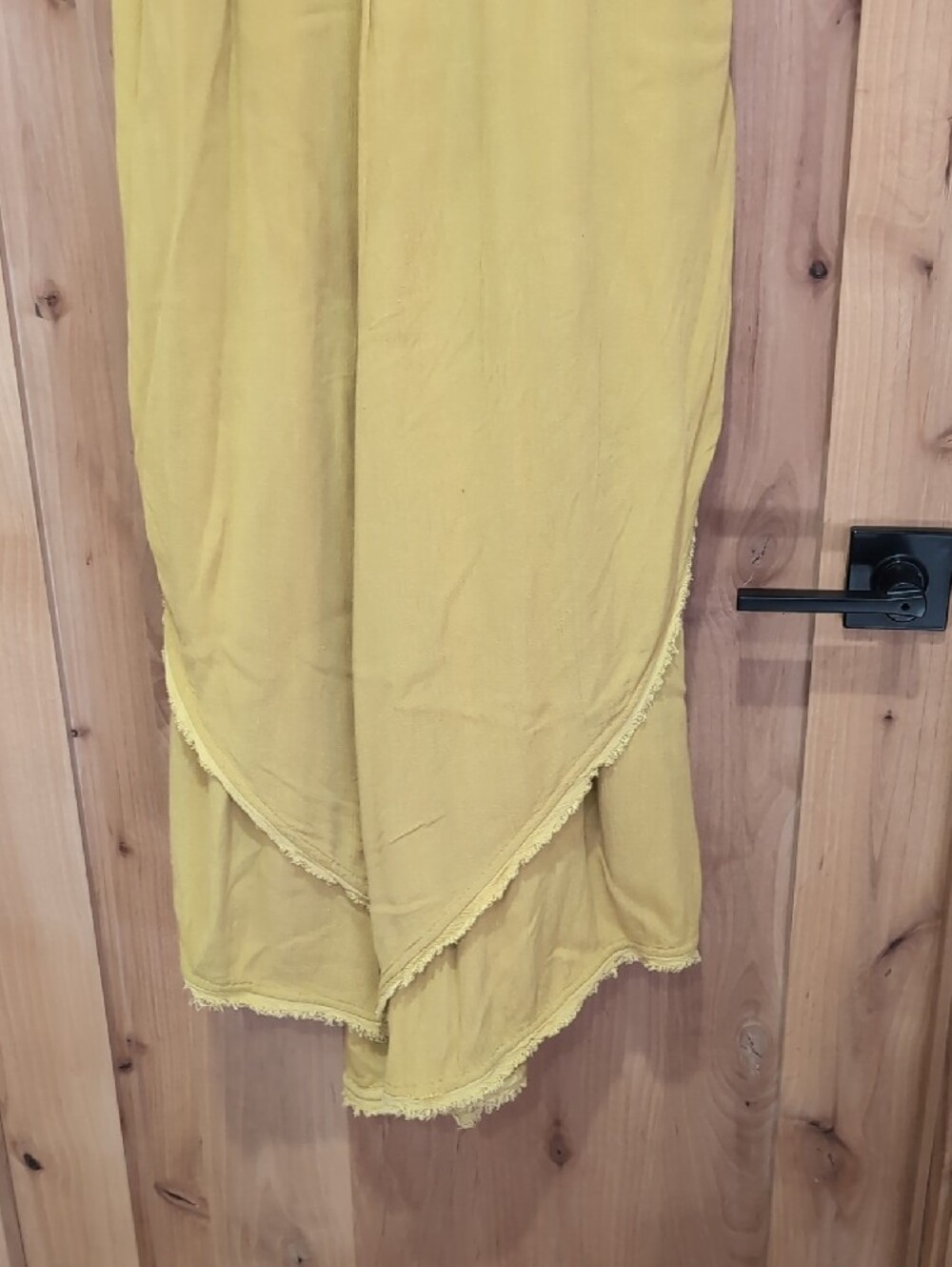 Free People Mustard Yellow Backless V-Neck Maxi Dress - Picture 2 of 5